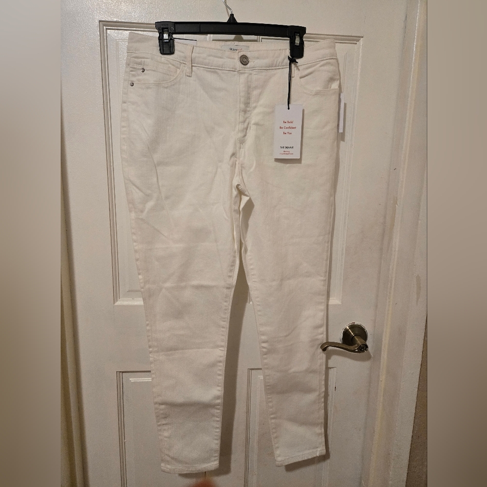 Skinnygirl Skinny White Jeans.